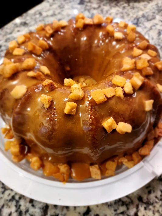 Caramel Apple Rum Cake